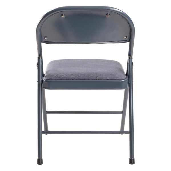 Commercialine Fabric Padded Folding Chair, Star Trail Blue, PK4 - 974