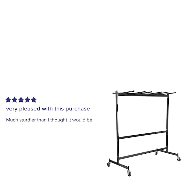 Flash Furniture Chair and Table Dolly, Black - XU-CT-DOLLY-GG