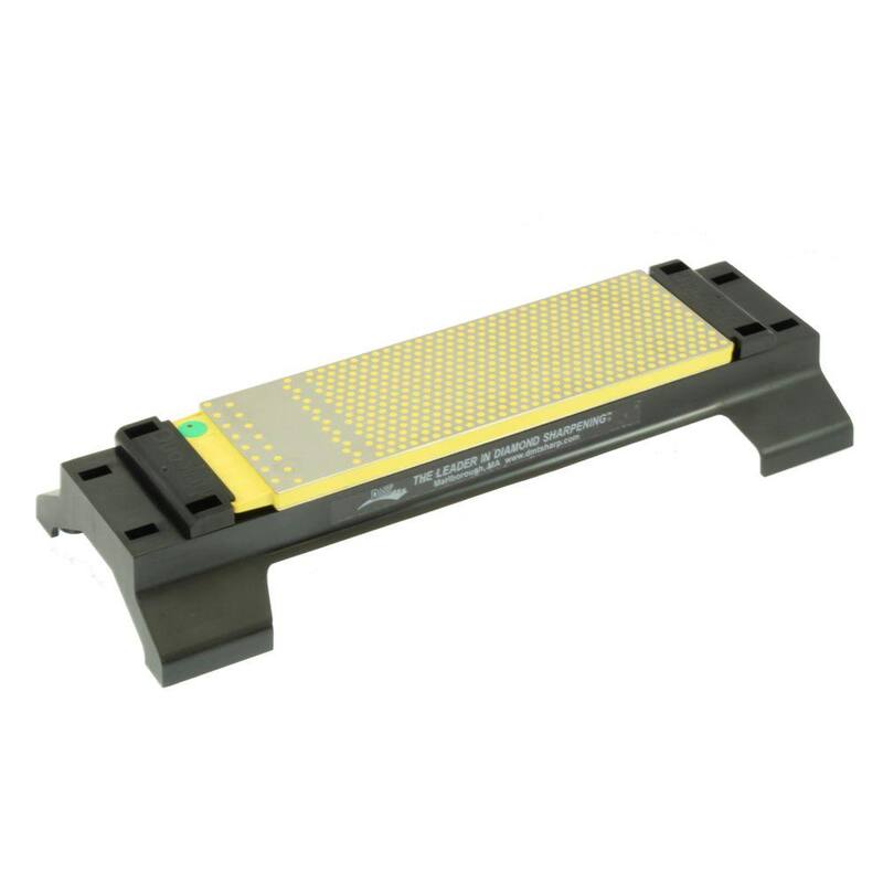 DMT 8 in. Duo Sharp Plus Bench Stone with Base Extra-Fine and Fine Diamond Sharpening Surface - WM8EF-WB