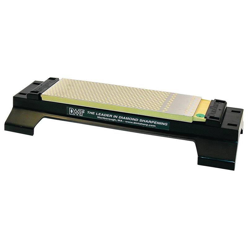 DMT 8 in. Duo Sharp Plus Bench Stone with Base Extra-Fine and Fine Diamond Sharpening Surface - WM8EF-WB