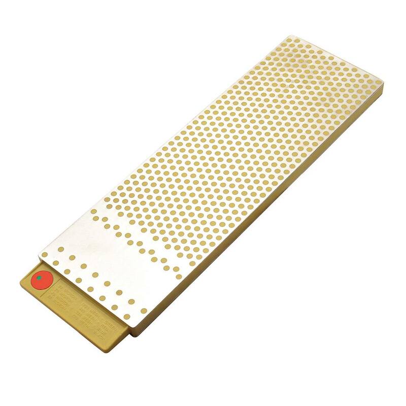 DMT 8 in. Duo Sharp Plus Bench Stone with Base Extra-Fine and Fine Diamond Sharpening Surface - WM8EF-WB