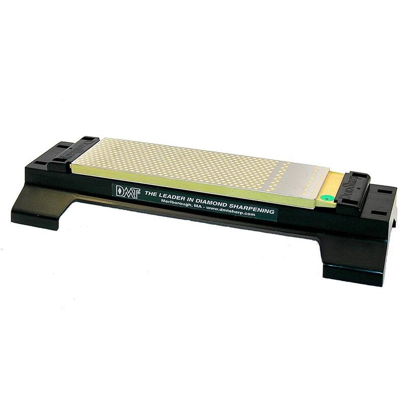 DMT 8 in. Duo Sharp Plus Bench Stone with Base Extra-Fine and Fine Diamond Sharpening Surface - WM8EF-WB
