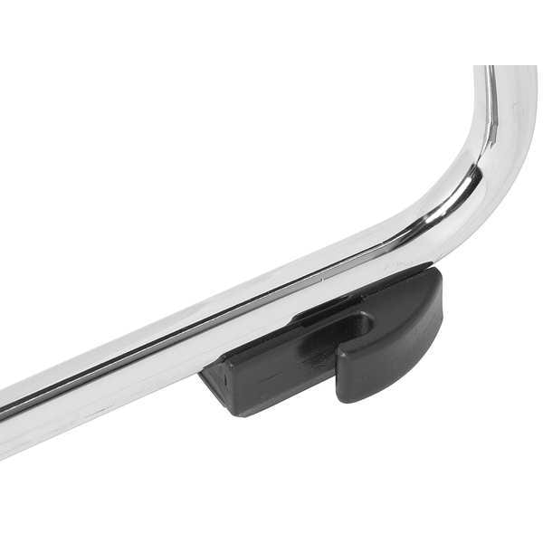 National Public Seating Stacking Chair, Vinyl, 30-3/4in H, Chrome - 8710-11-10
