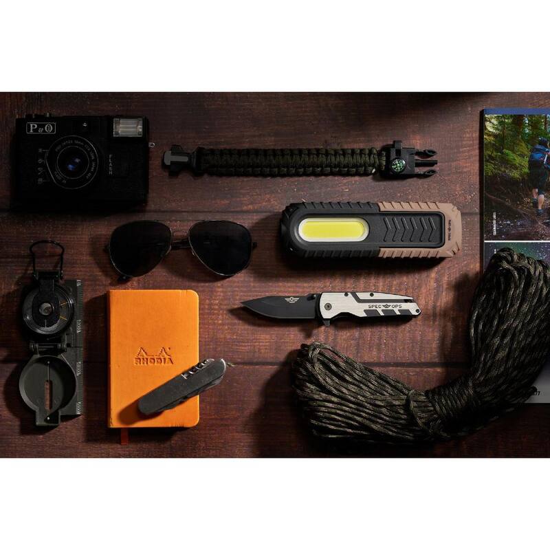 SPEC OPS Folding Pocket Knife, 2.8 in. Blade, High Carbon Steel, Drop Point, Folding Knife - SPEC-K1-PK2