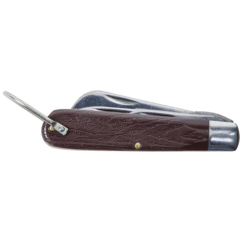 Klein Tools 3-Blade Pocket Knife with Screwdriver - 1550-6