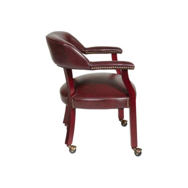 Office Star Collection: Traditional Traditional Guest Chair, Ox Blood Seat, Ox Blood Back, 24 1/2" W 23-1/2" L - TV231-JT4