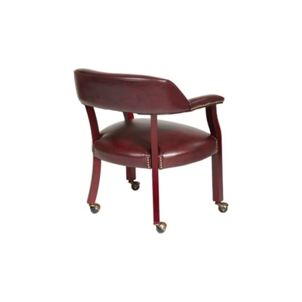 Office Star Collection: Traditional Traditional Guest Chair, Ox Blood Seat, Ox Blood Back, 24 1/2" W 23-1/2" L - TV231-JT4