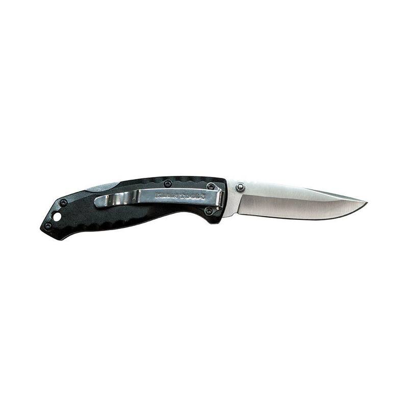 Klein Tools 2.875 in. Stainless Steel Straight Edge Drop Point Pocket Knife - 44142