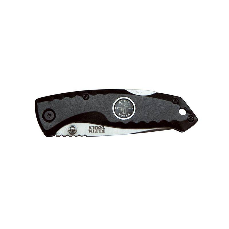 Klein Tools 2.875 in. Stainless Steel Straight Edge Drop Point Pocket Knife - 44142