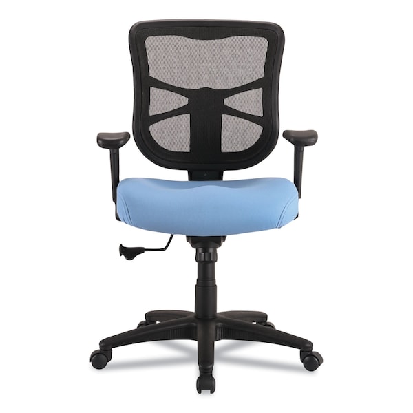 Alera Elusion Mesh Mid-Back Swivel/Tilt Chair, Up to 275 lb, 17.9" to 21.8" Seat Height, Light Blue Seat - ALEEL42BME70B