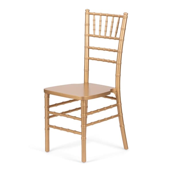 Atlas Commercial Products Wood Chiavari Chair, Gold - WCC4GD