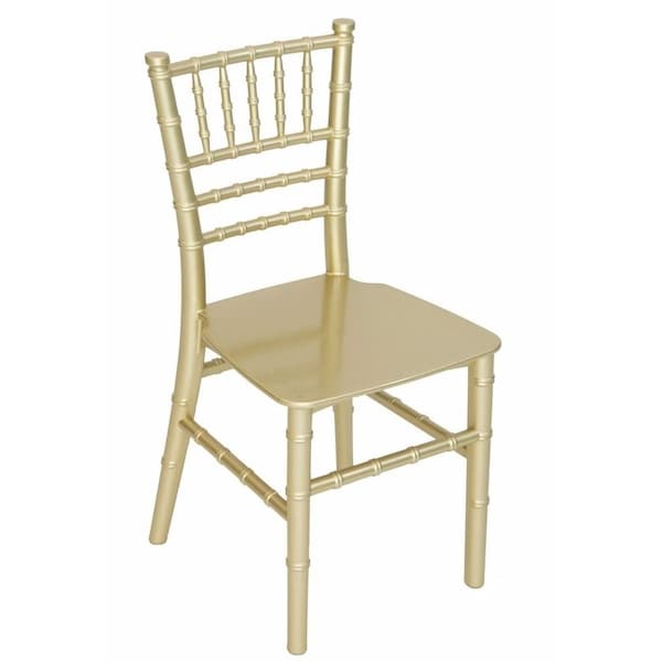 Atlas Commercial Products Children's Resin Chiavari Chair, Gold - KRCC3GD