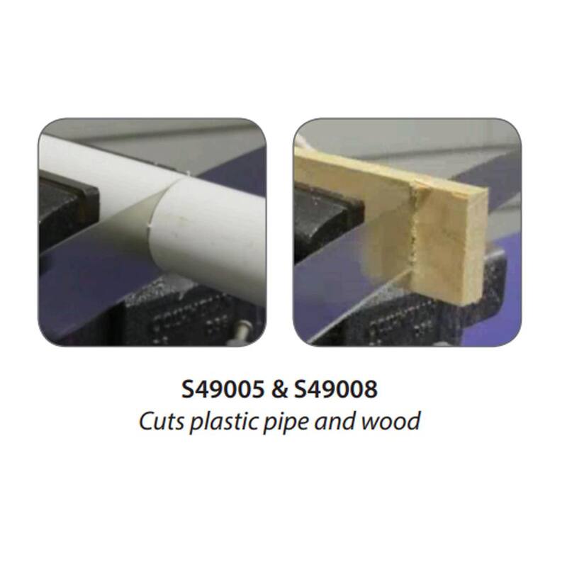 JONES STEPHENS 8 in. Replacement Blade for E-Z Stroke PVC Pipe Saw - S49006
