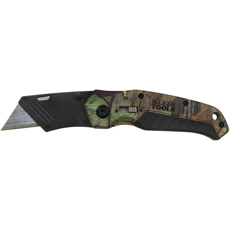 Klein Tools 6 in. Camo Assisted Open Folding Utility Knife - 44135