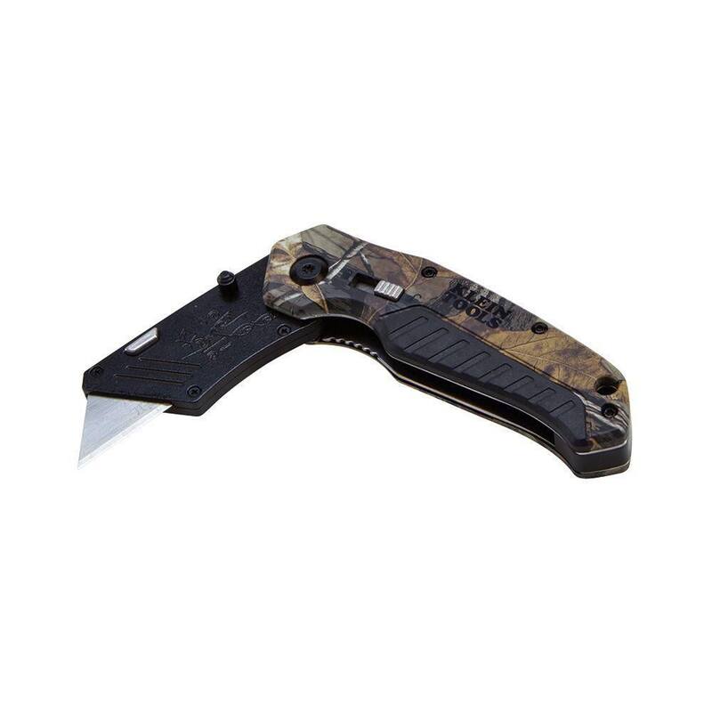 Klein Tools 6 in. Camo Assisted Open Folding Utility Knife - 44135