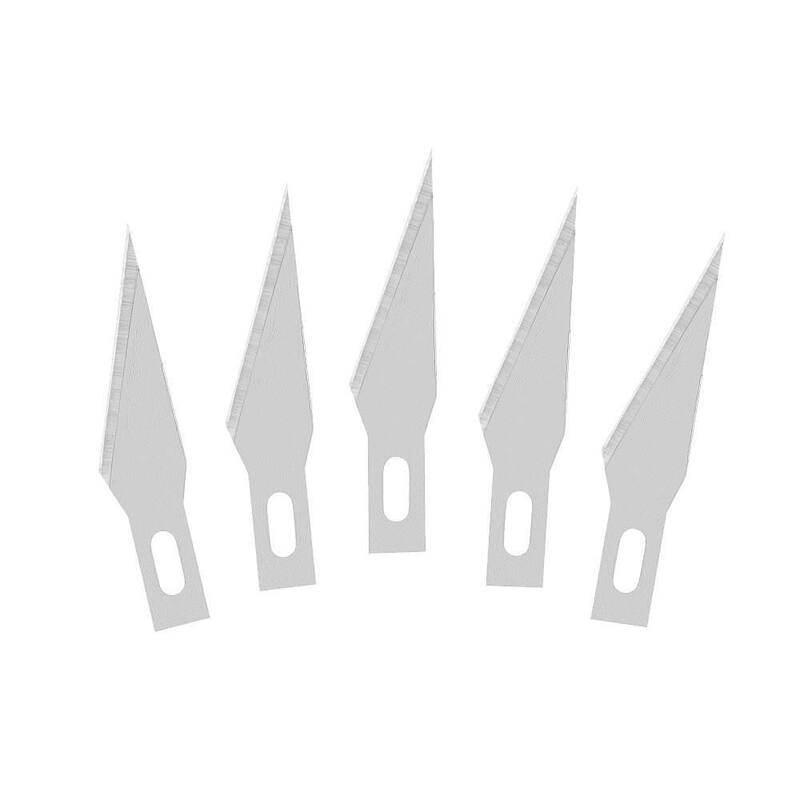 RYOBI #11 Steel Precision Hobby Knife Replacement Utility Knife Blades (40-Piece) - RHCKB5011-8