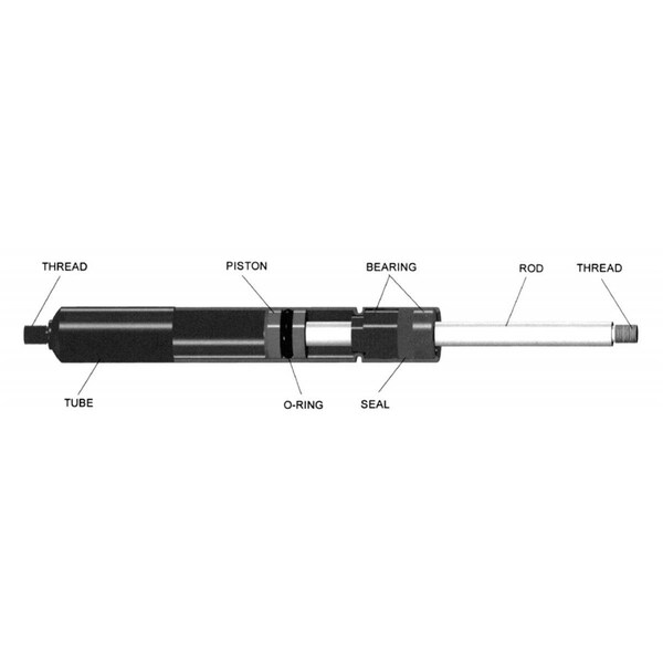 Protectionpro 7 - 0.5 in. 20 lbs Gas Spring Black Nitate - PR261667