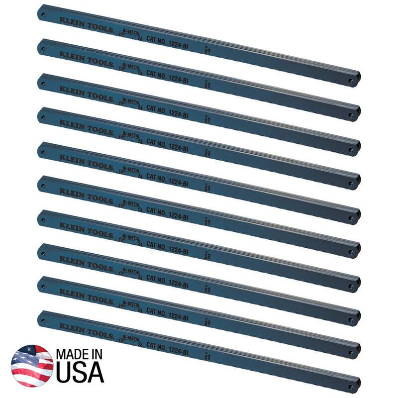 Klein Tools Bi-Metal Blades, 12-Inch, 24 TPI, 100-Pack - 1224BI