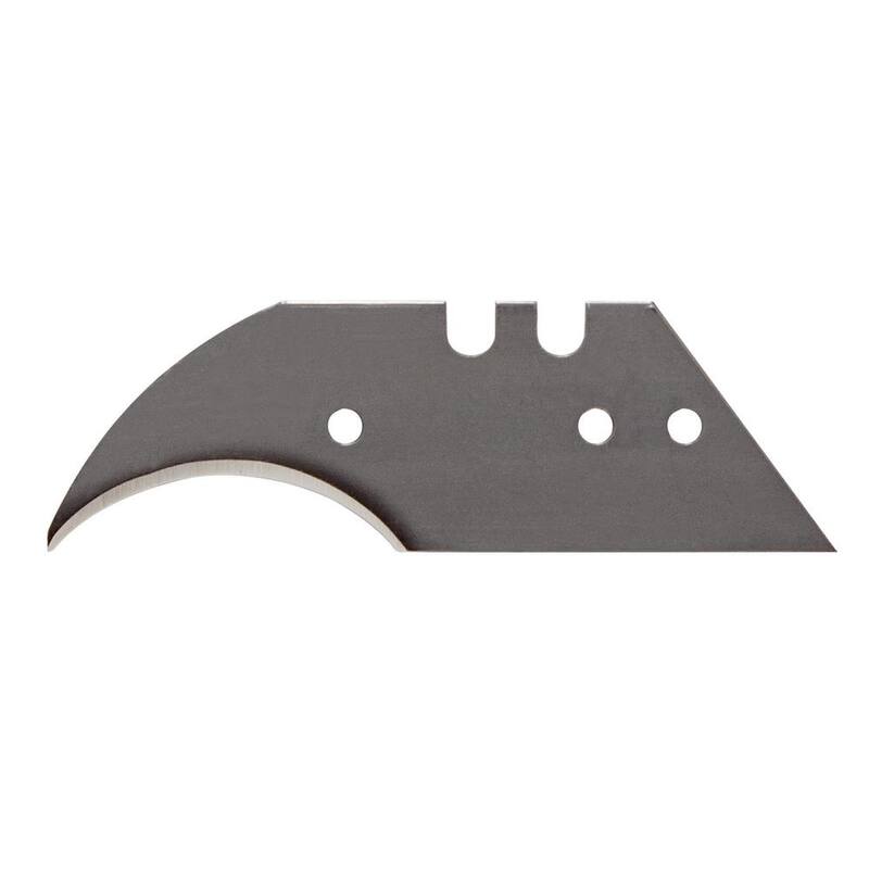 ROBERTS Hawk Concave Blade for Utility Knives (5-Pack) - 10-404
