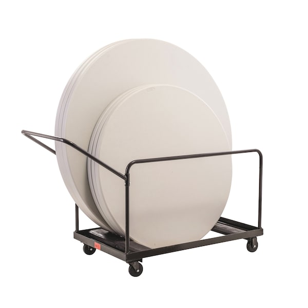 National Public Seating Folding Table Dolly For Vertical Storage, 48"/60" Round Tables - DY-60R