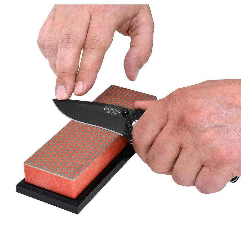 DMT 6 in. Diamond Whetstone Sharpener in Plastic Case with Fine Diamond Sharpening Surface - W6FP