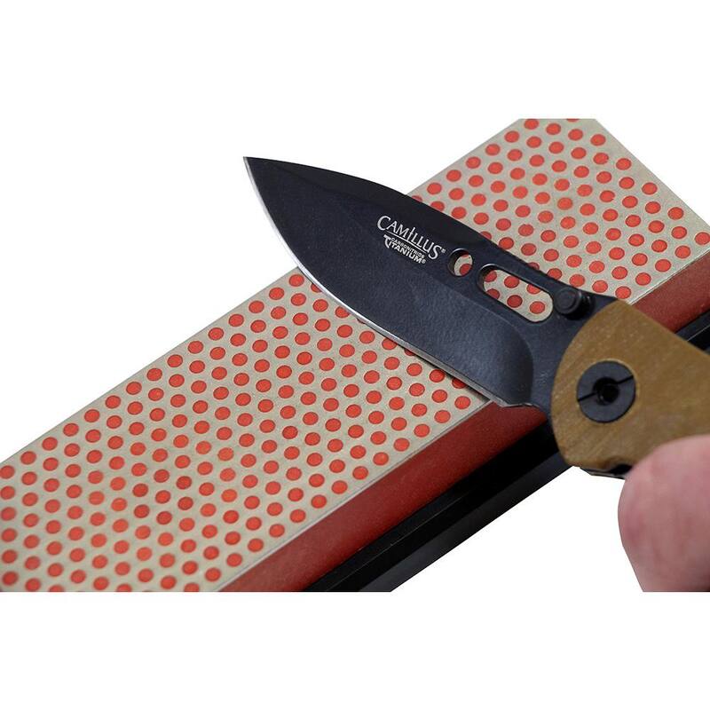 DMT 6 in. Diamond Whetstone Sharpener in Plastic Case with Fine Diamond Sharpening Surface - W6FP