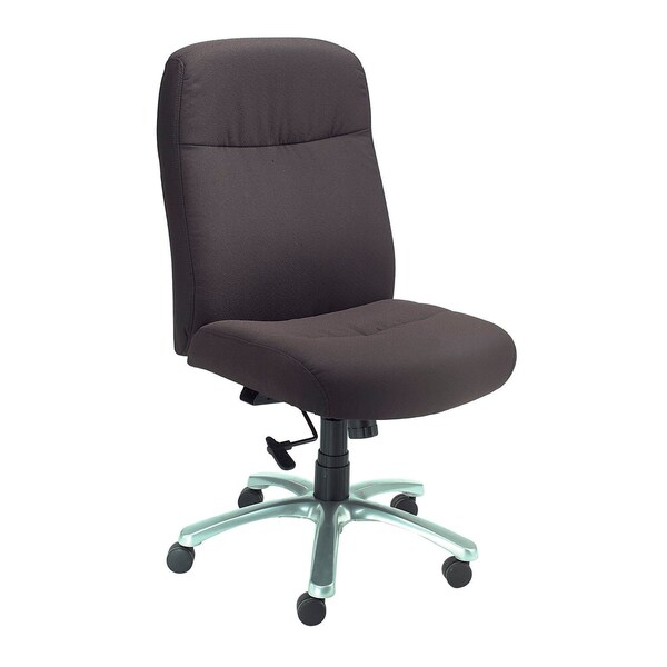 Global Industrial Big & Tall Chair, Fabric Upholstery, Black - 808666BK