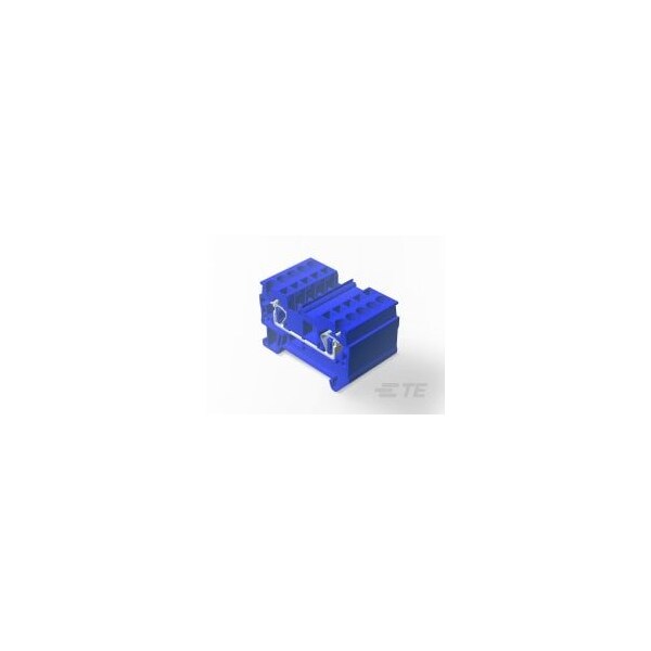 Te Connectivity 4 Mm 2 Wire 1 In 1 Out Spring Clamp Type Terminal Block - 2271559-2