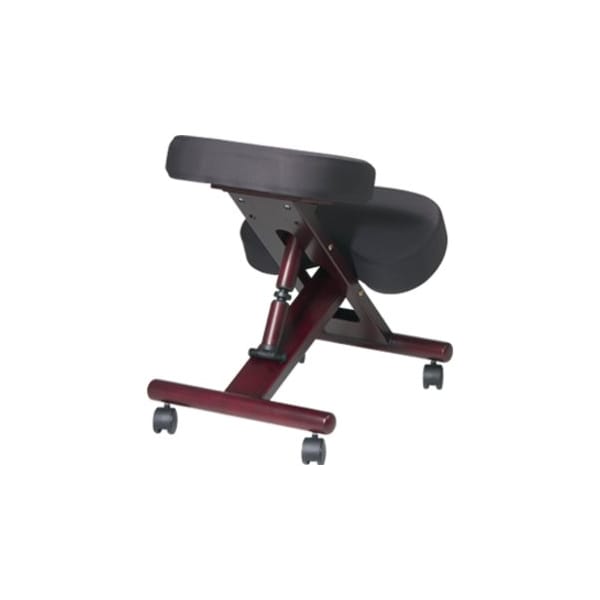 Office Star Knee Chair Knee Desk Chair, No Arms, 22" to 25" Height, Fabric, Gray - KCW773