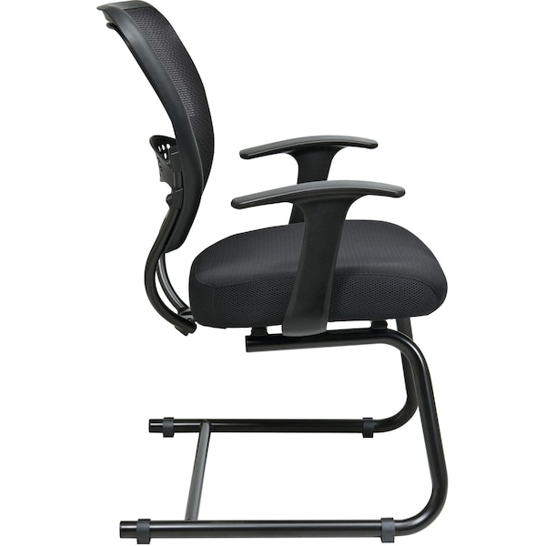 Office Star Desk Chair Side Chair, Mesh, Black - 5505