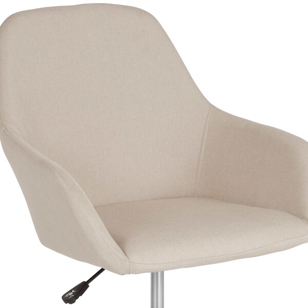 Flash Furniture Cortana Home and Office Mid-Back Chair, B - DS-8012LB-BGE-F-GG