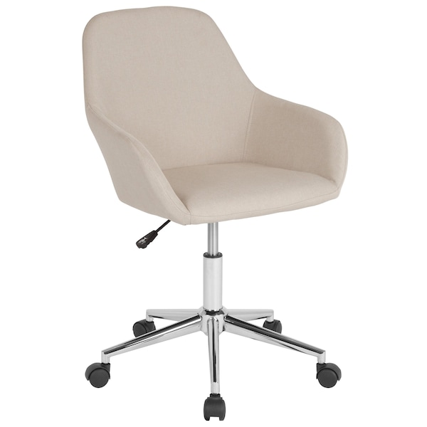 Flash Furniture Cortana Home and Office Mid-Back Chair, B - DS-8012LB-BGE-F-GG