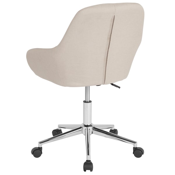 Flash Furniture Cortana Home and Office Mid-Back Chair, B - DS-8012LB-BGE-F-GG