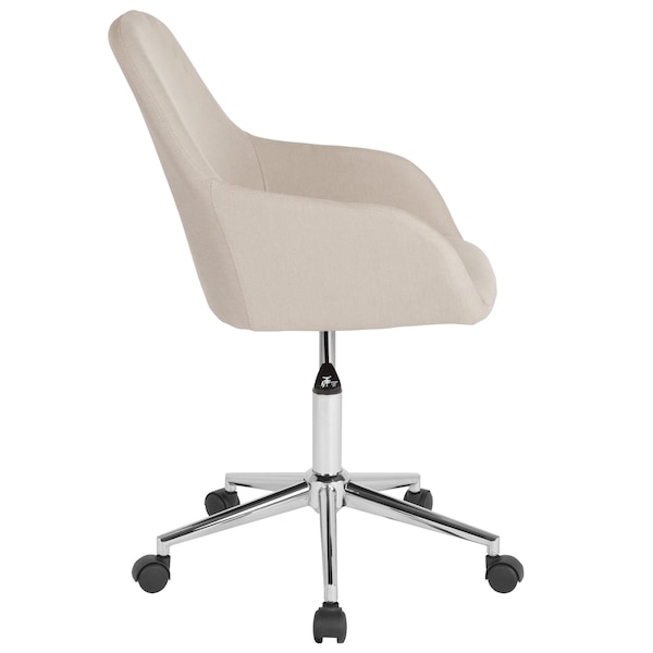 Flash Furniture Cortana Home and Office Mid-Back Chair, B - DS-8012LB-BGE-F-GG