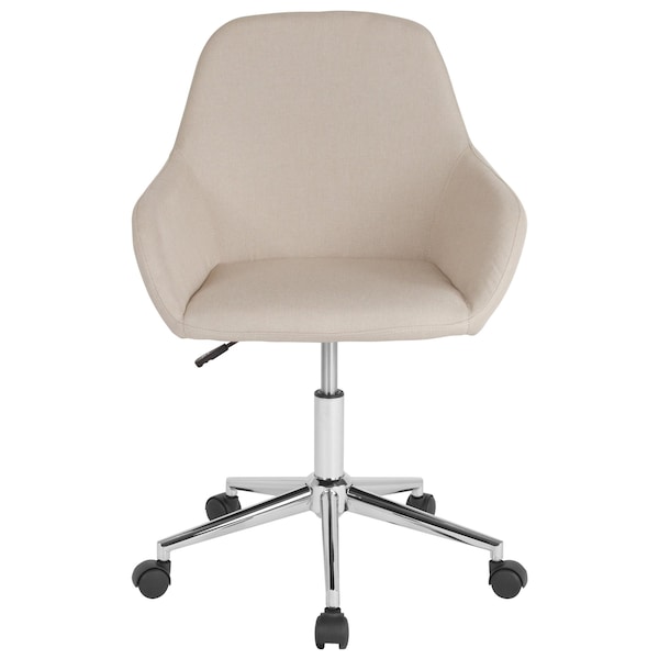 Flash Furniture Cortana Home and Office Mid-Back Chair, B - DS-8012LB-BGE-F-GG