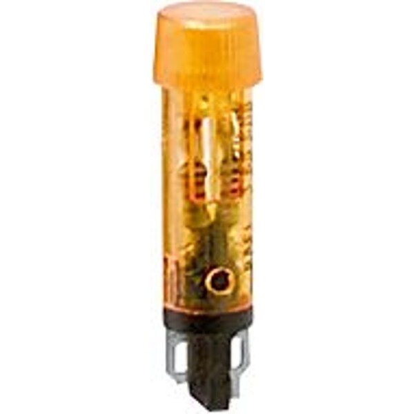 Lámpara de señal Rafi con LED de 5.0 mm, lente amarilla - 1.69.508.846/1402.
