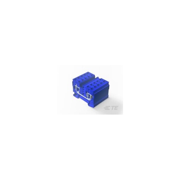 Te Connectivity 10 Mm 2 Wire 1 In 1 Out Spring Clamp Type Terminal Block - 2271589-2