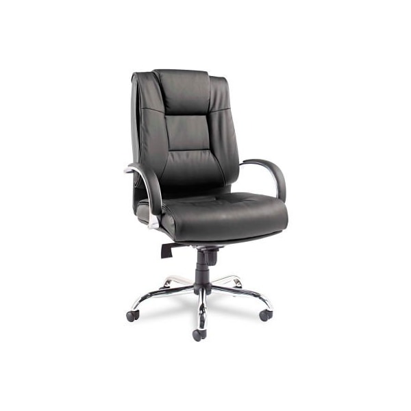 Alera Alera Ravino Big and Tall Swivel Chair - Leather - High Back - Black - ALERV44LS10C