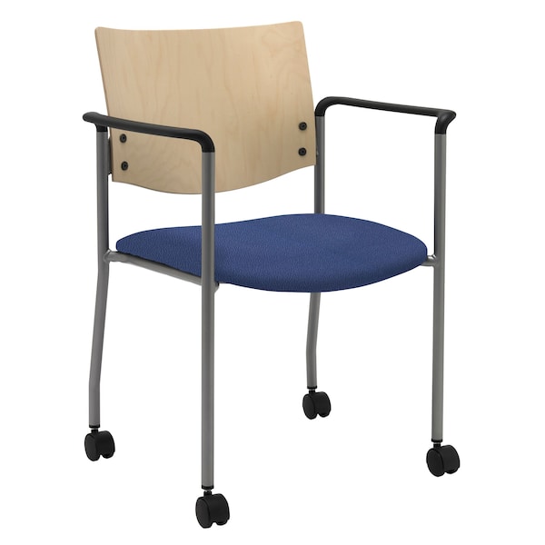Kfi Evolve Side/Guest Chair, 23 in W 18-1/2" L 31-1/2” H - CS1311FB-SL-TUXEDO