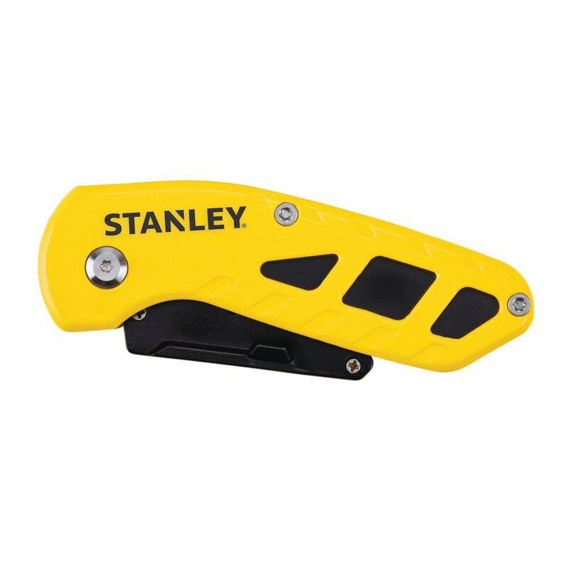 Stanley 7-1/4 in. Skeleton Folding Pocket Knife and Compact Fixed Blade Folding Utility Knife - STHT10253W424​​