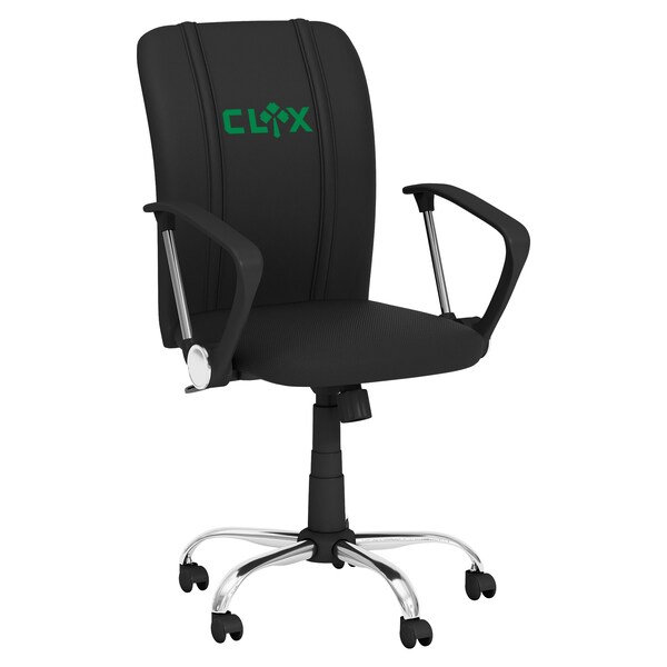 Dreamseat Curve Task Chair with Celtics Crossover Gaming Wordmark Green Logo - XZOCCURVE-PSNBA32111