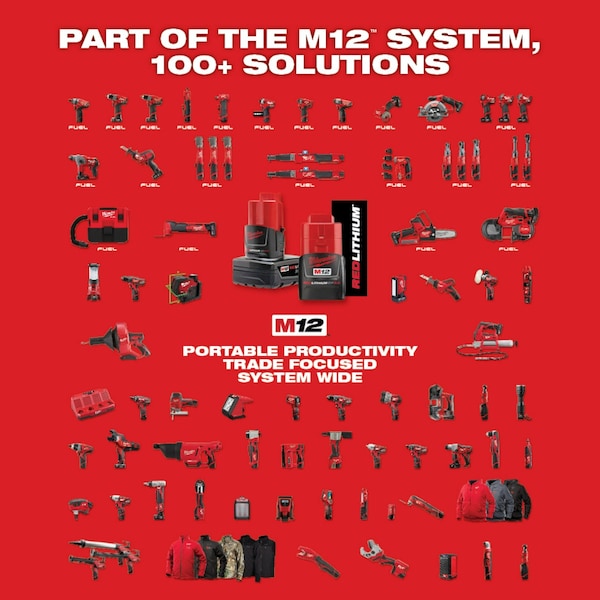 Milwaukee Tool M12 FUEL 1/4” Hex 2-Speed Screwdriver Kit - 2406-22