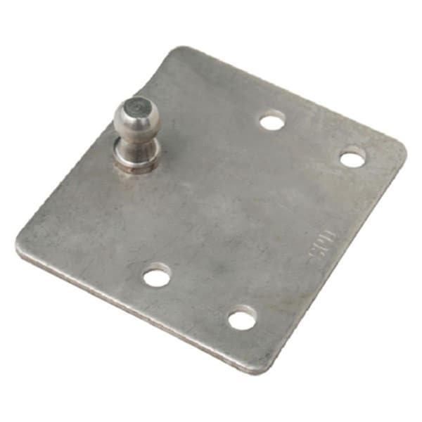 Taylormade-Adidas Taylor Made 13 mm Flat Mounting Bracket with Stainless Steel Ball Stud, Raw Metal - TAM1886