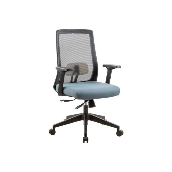 Gec Interion Mesh Task Chair with Seat Slider, Fabric, Ocean Blue - HX-5019-3 (TV009)