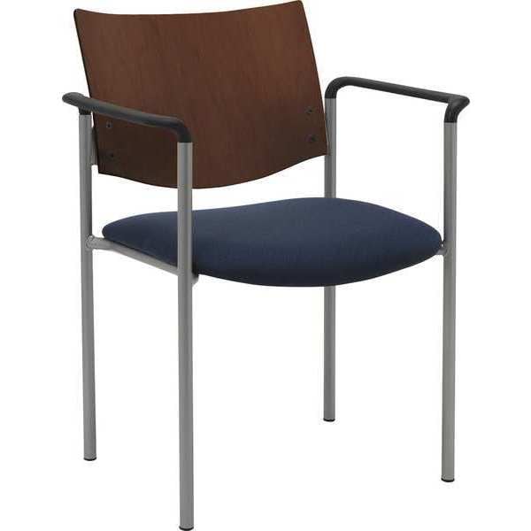 Kfi Side/Guest Chair, w/Arms, Wood Back - 1311SL-SP28-2310