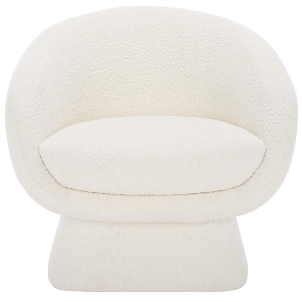 Safavieh 30.7 x 29.9 x 30.3 in. Kiana Modern Accent Chair - Ivory - SFV4527G