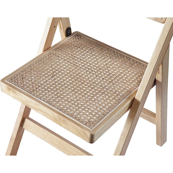 Isl Furnishings Ibiza Rattan Modern Folding Chair 2, Natural - CH51DC-2PK-NATURAL