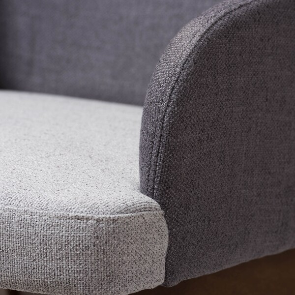 Baxton Studio Monte Mid-Century Modern Two-Tone Grey Armchair, PK2 - 134-7176