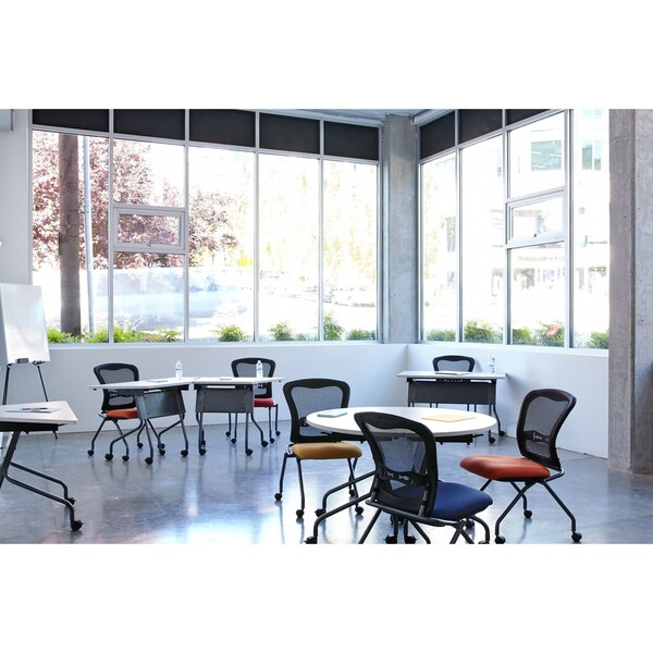 Office Star Chair, Folding, Fabric/Metal, Fabric, PK2 - 84330-30