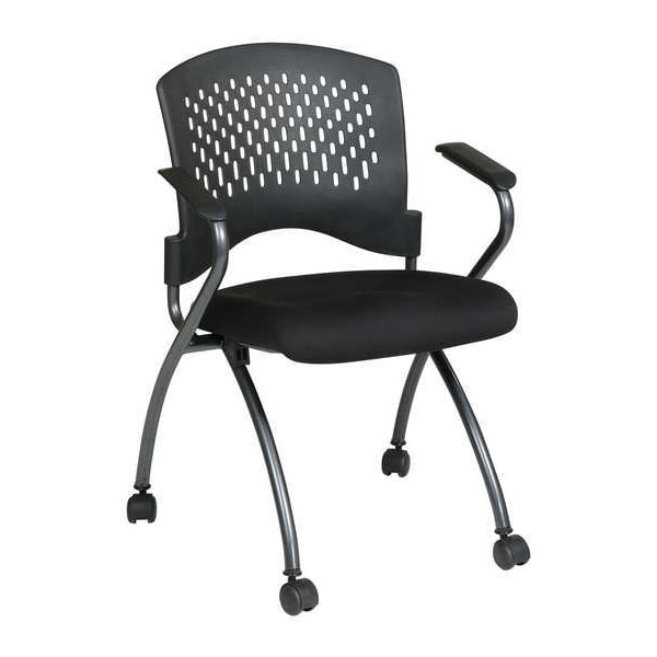 Office Star Chair, Folding, Fabric/Metal, Fabric, PK2 - 84330-30